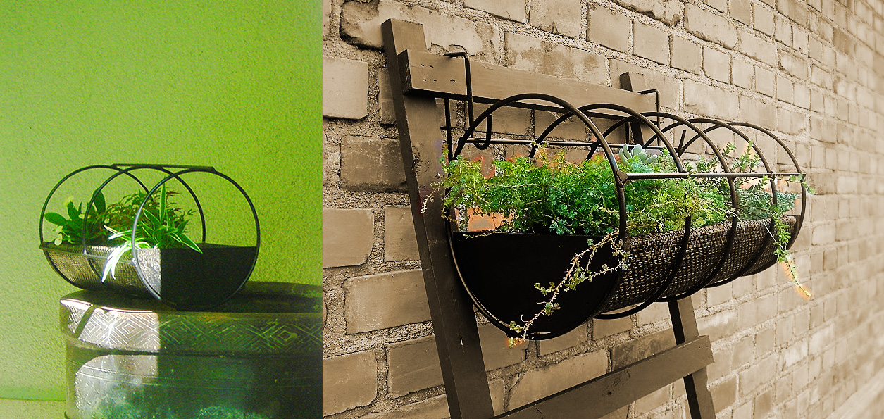 特許庁長官奨励賞2016年度受賞商品：エクステリアやインテリアなど用途多数。スマホ（スマートフォン）や時計などの小物置きとしても最適。植木鉢のようなおしゃれな丸型受具です。販売中